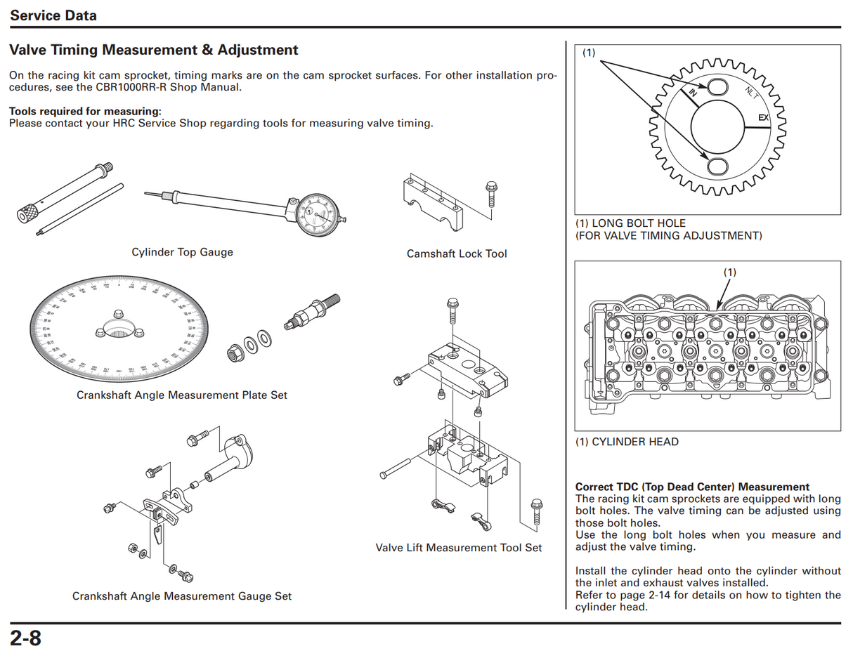 HRC Cam Sprockets - Honda CBR1000RR-R SP (SC82)