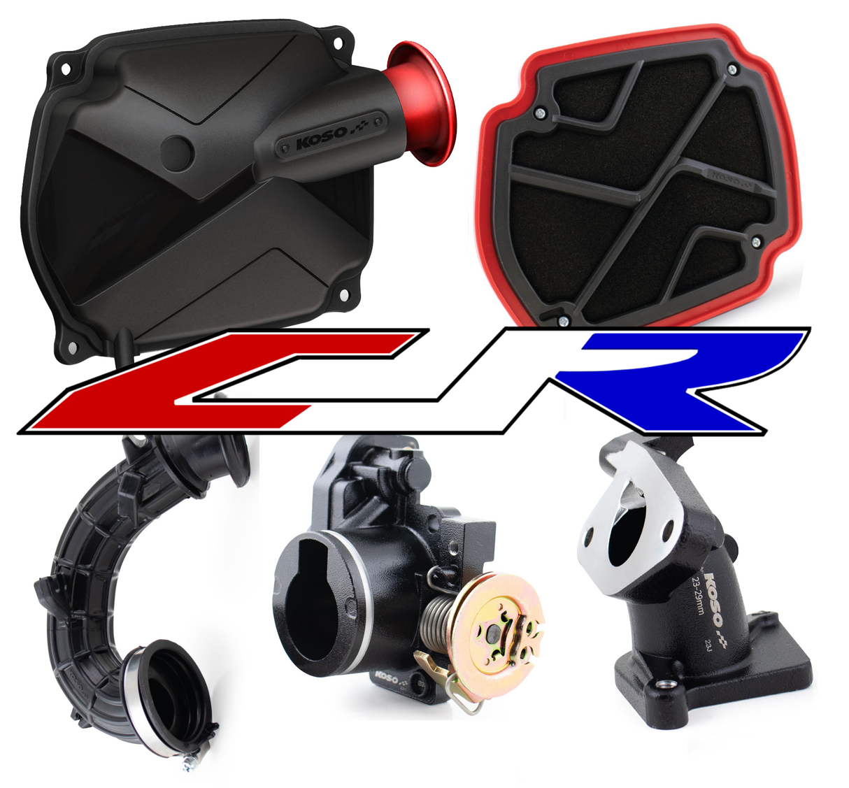 KOSO 28mm Throttle Body Kit - CJR Performance