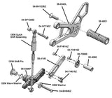 Woodcraft Rearsets - Honda