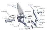 Woodcraft Rearsets - Honda