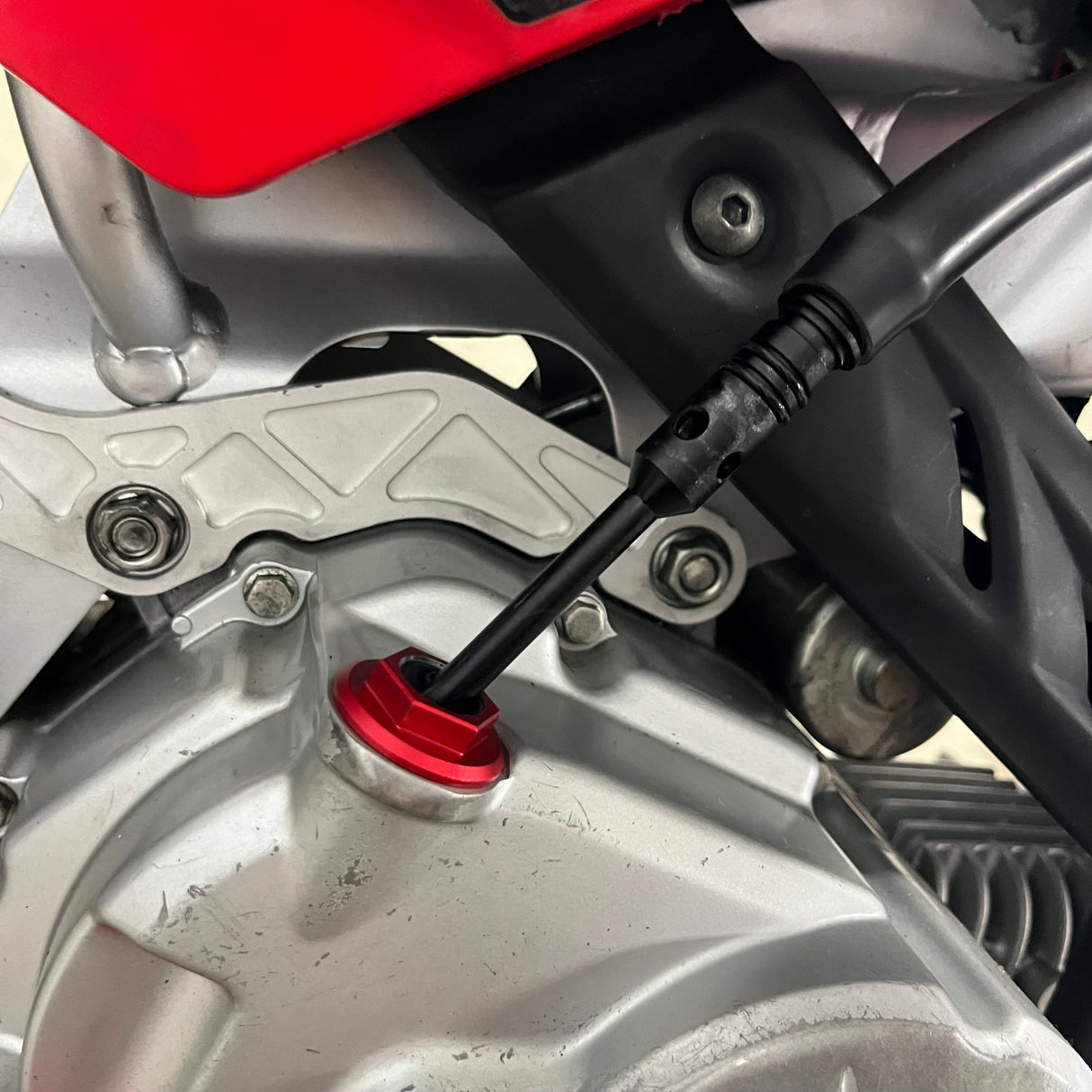 Honda CRF110 Vented Dipstick Crankcase Breather - CJR Performance