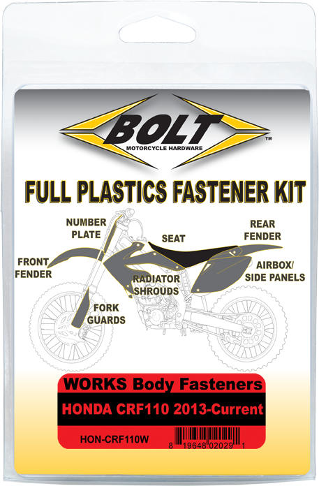 Bolt - Full Plastics Fastener Kit