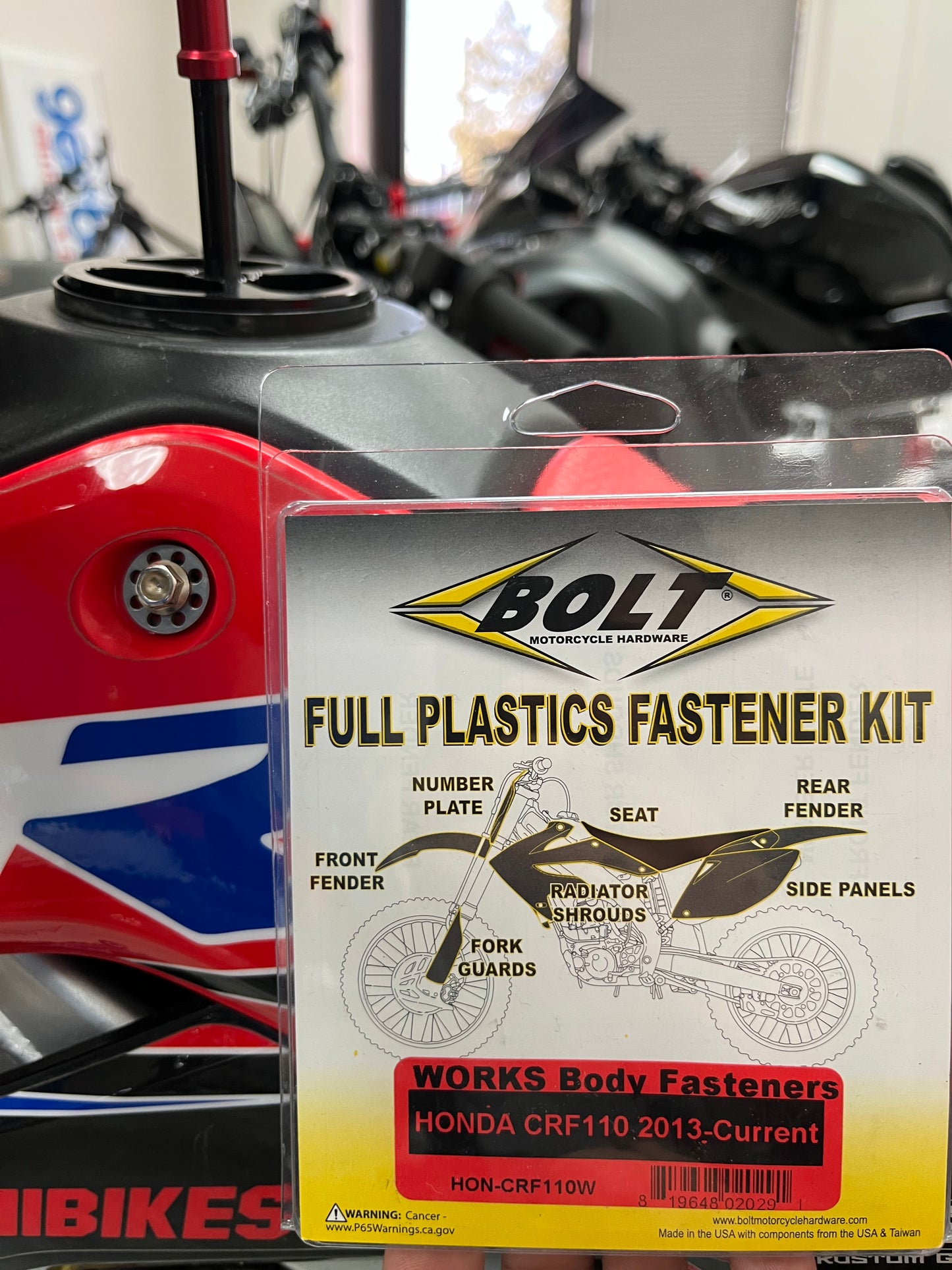 Pro Bolt Fastener Kit CRF110